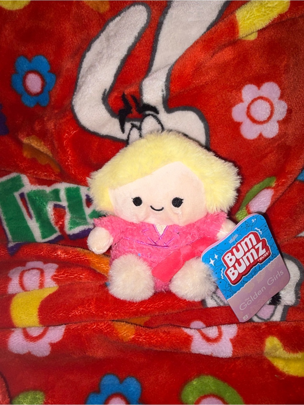 Rose 4.5" Golden Girls BumBumz stuffed plush toy new quick ship
